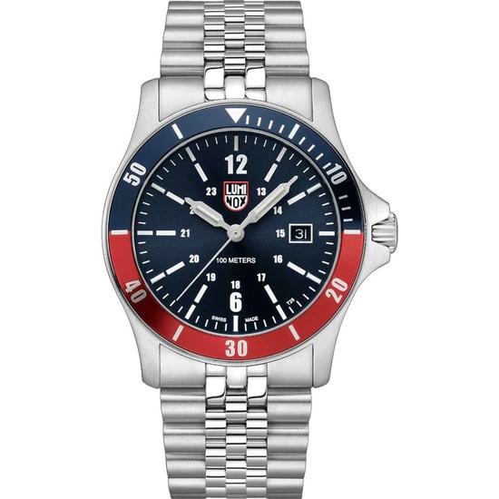 Reloj deportivo Luminox de acero inoxidable gris - Image 1
