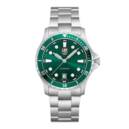 Reloj deportivo Luminox de acero inoxidable gris - Image 1