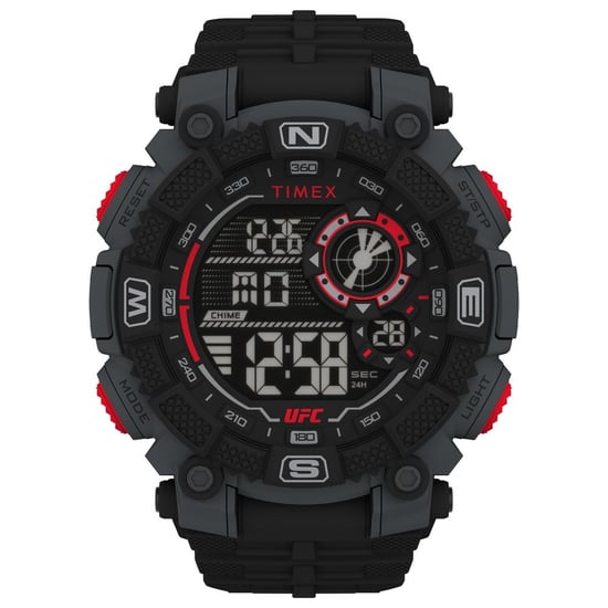 Reloj Deportivo de Caucho Negro Timex - Image 1