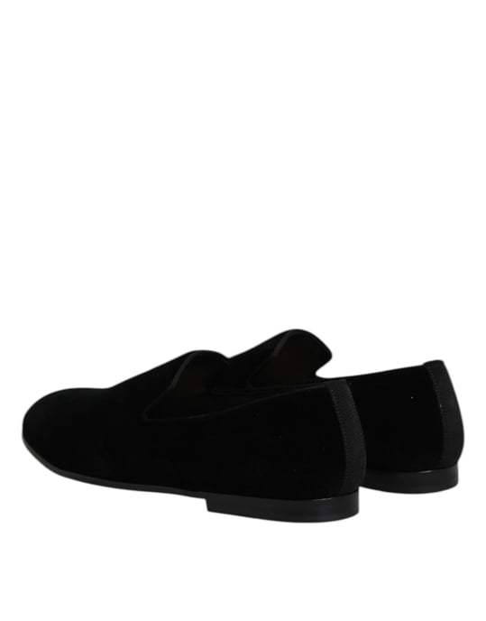 Mocasines Formales Dolce & Gabbana en Terciopelo Negro - Image 5