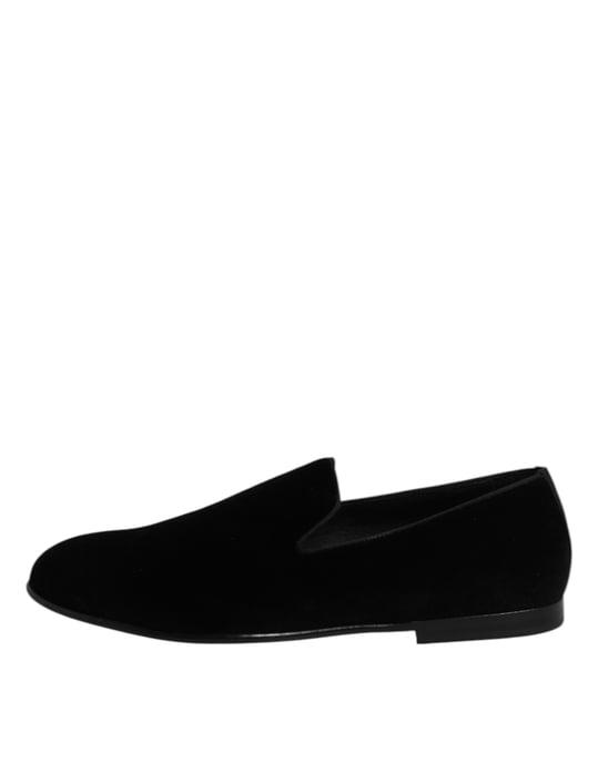 Mocasines Formales Dolce & Gabbana en Terciopelo Negro - Image 6