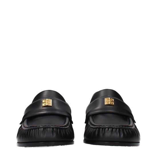 Mocasines de cuero negro sin cordones de Givenchy - Image 3