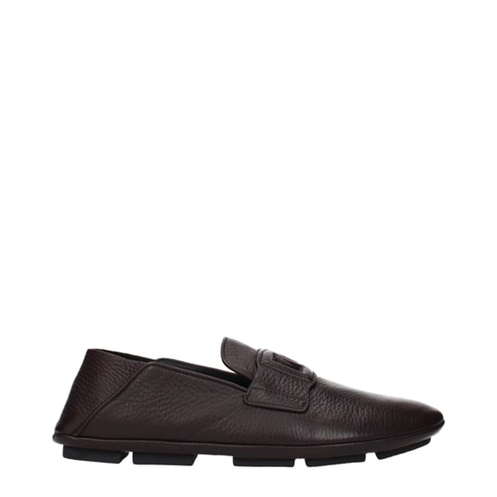 Mocasines de Cuero Marrón Dolce & Gabbana - Image 1