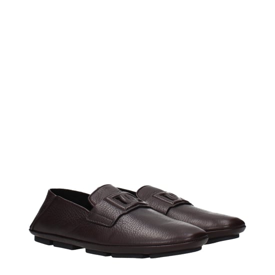 Mocasines de Cuero Marrón Dolce & Gabbana - Image 2