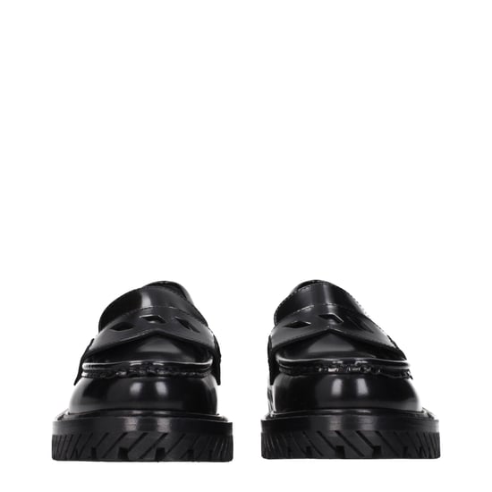 Mocasines Slip-On de Cuero Negro Off-White - Image 3