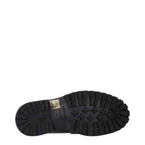 Mocasines Slip-On de Cuero Negro Off-White - Image 5