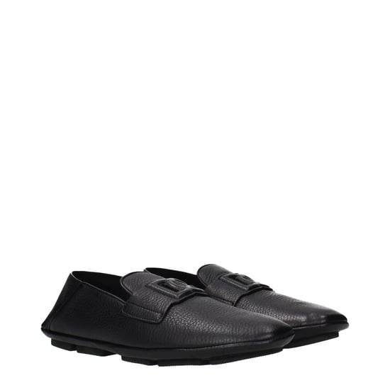 Mocasines Negros de Cuero Dolce & Gabbana - Image 2
