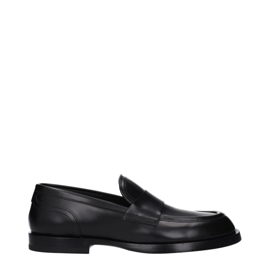 Mocasines Negros de Cuero Dolce & Gabbana - Image 1