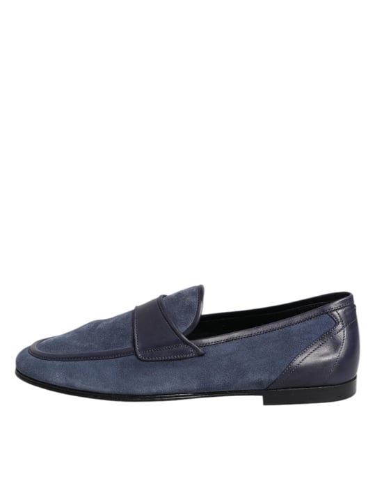 Mocasines de piel de ante azul Dolce & Gabbana - Image 6