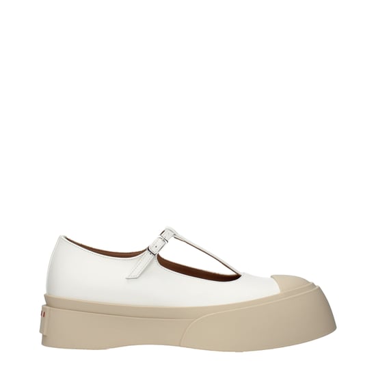 Mocasines Slip-On de Cuero Blanco Marni - Image 1