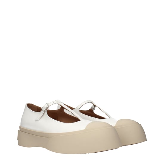 Mocasines Slip-On de Cuero Blanco Marni - Image 2