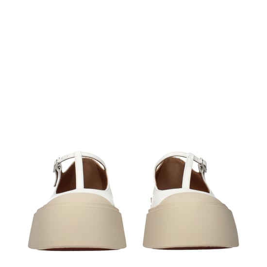 Mocasines Slip-On de Cuero Blanco Marni - Image 3