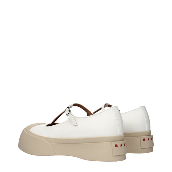 Mocasines Slip-On de Cuero Blanco Marni - Image 4