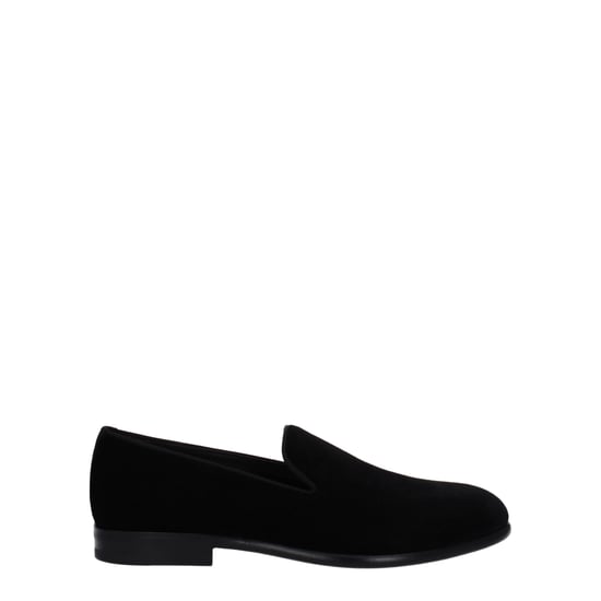 Mocasines Negros de Terciopelo Dolce & Gabbana - Image 1