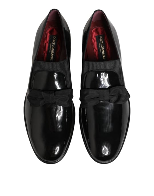 Mocasines de cuero negro para hombre Dolce & Gabbana - Image 4