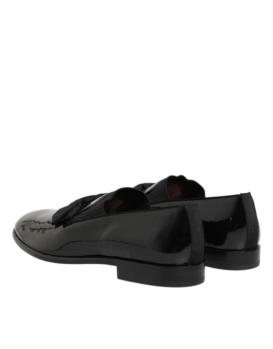 Mocasines de cuero negro para hombre Dolce & Gabbana - Image 6