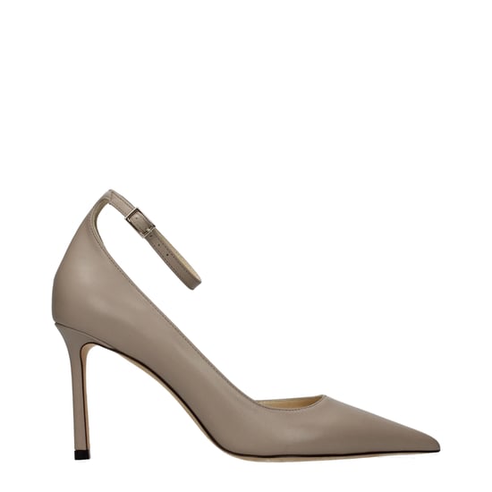 Zapatos de Tacón de Cuero Grises Jimmy Choo - Image 1