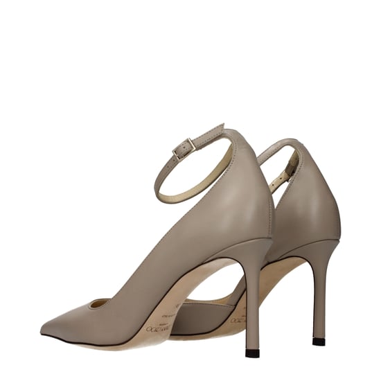 Zapatos de Tacón de Cuero Grises Jimmy Choo - Image 4