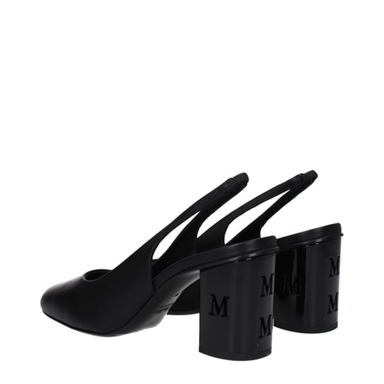 Zapatos de tacón alto de cuero negro Max Mara - Image 4