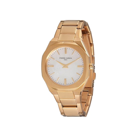 Reloj de vestir de acero inoxidable dorado Pierre Cardin - Image 1