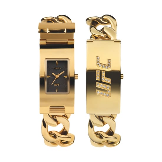 Reloj de pulsera de acero inoxidable dorado Timex - Image 1