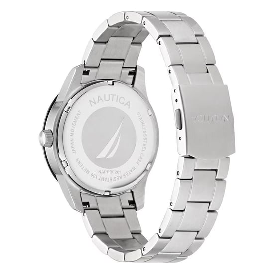 Reloj de Vestir de Acero Inoxidable Gris NAUTICA - Image 2