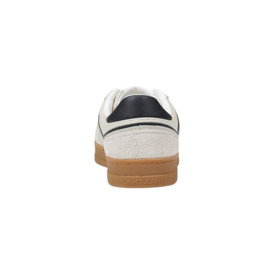 Zapatillas bajas de cuero crema Tommy Hilfiger Jeans - Image 4