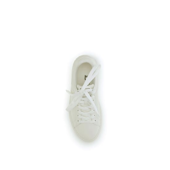Zapatillas bajas Bos Taurus de piel de ternera blanca de Balmain - Image 4