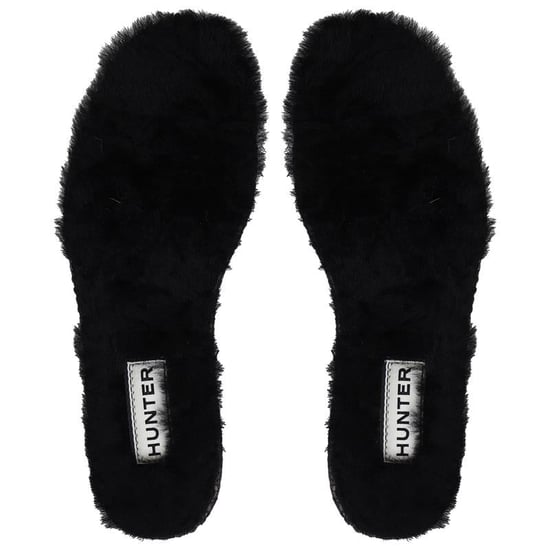 Plantillas de Piel de Oveja de Lujo Hunter para Hombre en Negro - Image 1