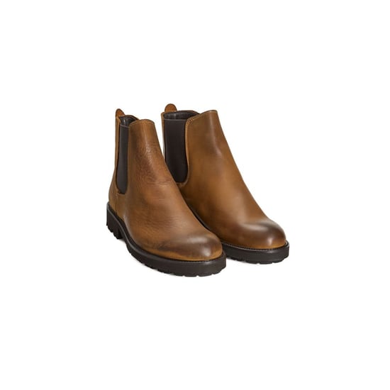 Bota de Hombre de Piel de Ternera Marrón de Lujo Roberto Pepe - Image 3