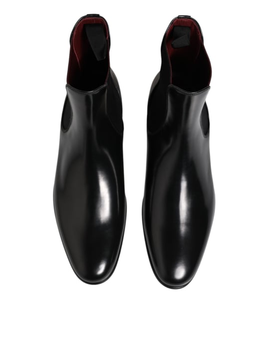 Botas Chelsea negras de media caña Slip On de Dolce & Gabbana - Image 3