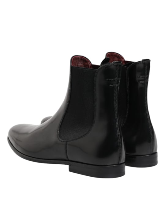 Botas Chelsea negras de media caña Slip On de Dolce & Gabbana - Image 5