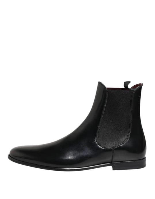 Botas Chelsea negras de media caña Slip On de Dolce & Gabbana - Image 6