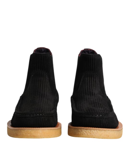 Botines Slip On de Ante Negro de Dolce & Gabbana - Image 2