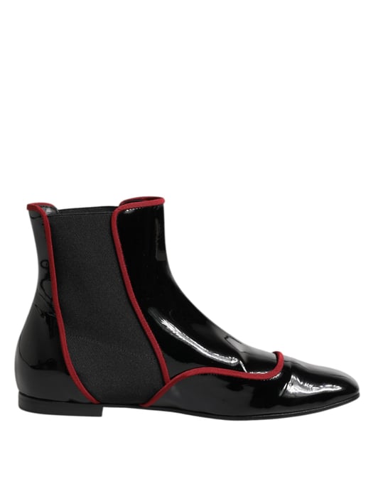 Botas Chelsea con Botones Negras Jackie de Dolce & Gabbana - Image 1