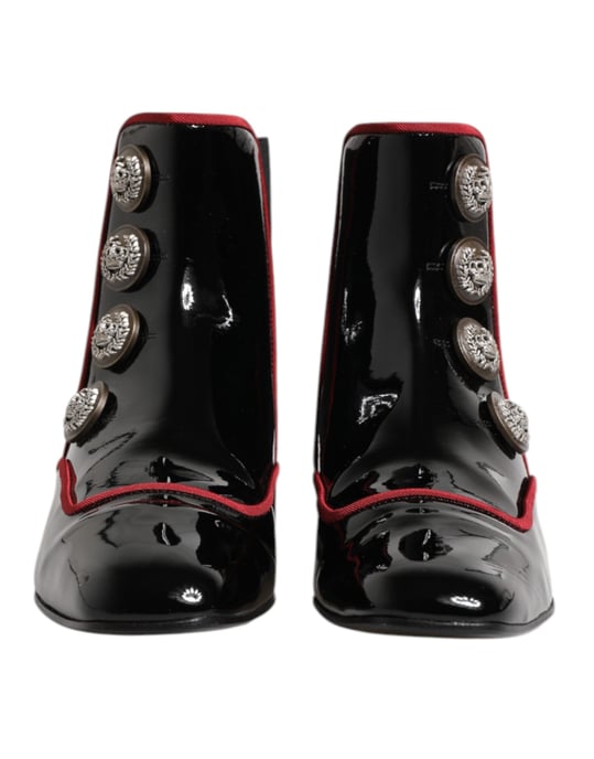 Botas Chelsea con Botones Negras Jackie de Dolce & Gabbana - Image 2