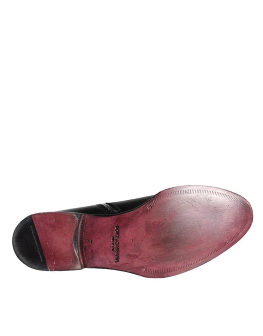 Botas de tobillo para hombres en cuero de ternera negro de Dolce & Gabbana - Image 6