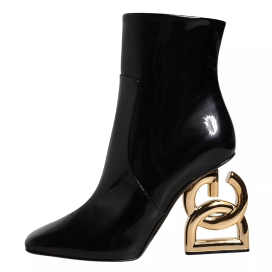 Botas de Cuero Negas Jackie hasta la Pantorrilla de Dolce & Gabbana - Image 3