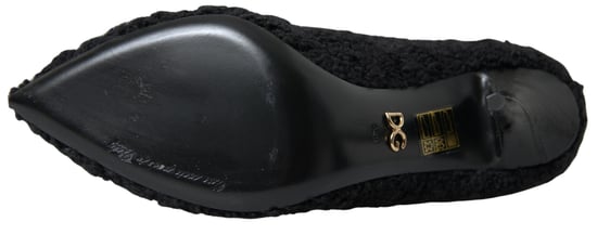 Botas de media caña de tacón stiletto negro de Dolce & Gabbana - Image 4