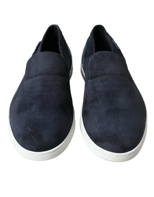 Loafers de Caimán de Ante Azul Dolce & Gabbana - Zapatos Saint Tropez - Image 2