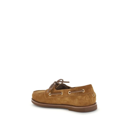 Mocasines Slip-On de Cuero de Ternera Marrón Bos Taurus Gianvito Rossi - Image 3