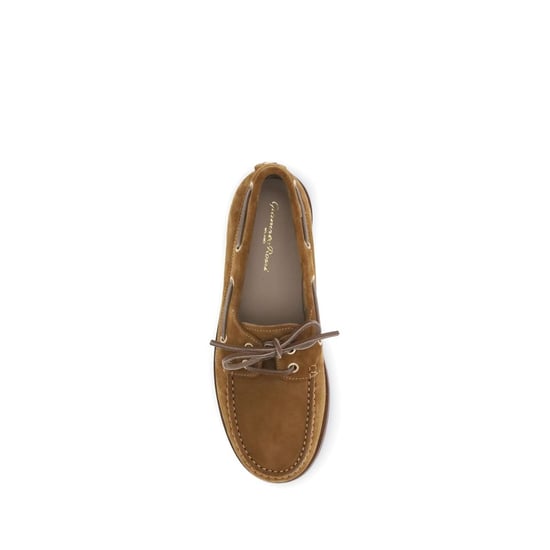 Mocasines Slip-On de Cuero de Ternera Marrón Bos Taurus Gianvito Rossi - Image 4