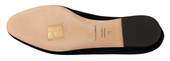 Zapatos planos Slip On Negros DG Corazón Sagrado de Dolce & Gabbana - Image 6