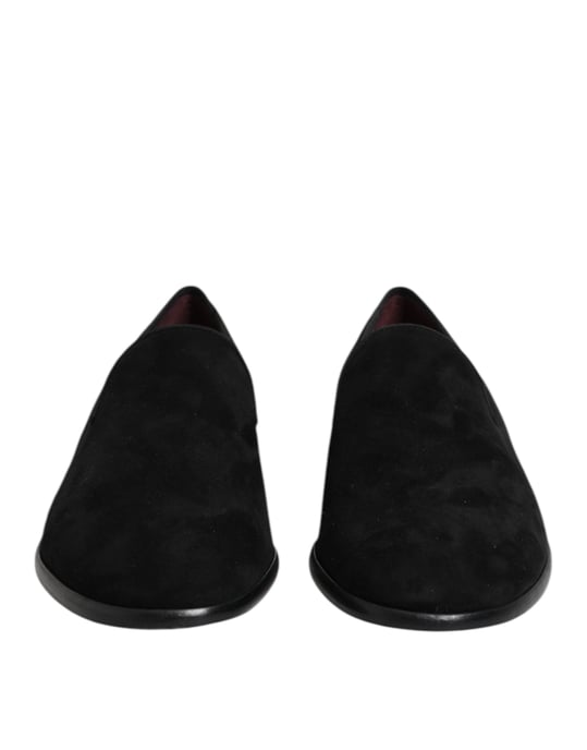 Mocasines formales de ante negro Dolce & Gabbana - Image 2