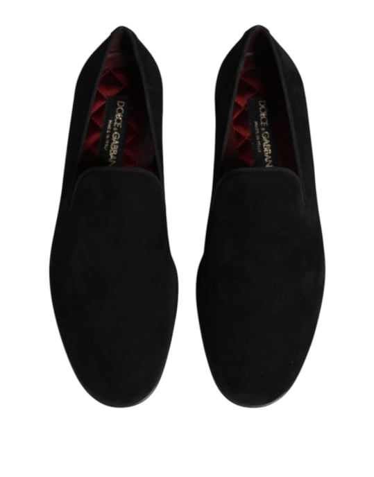 Mocasines formales de ante negro Dolce & Gabbana - Image 3