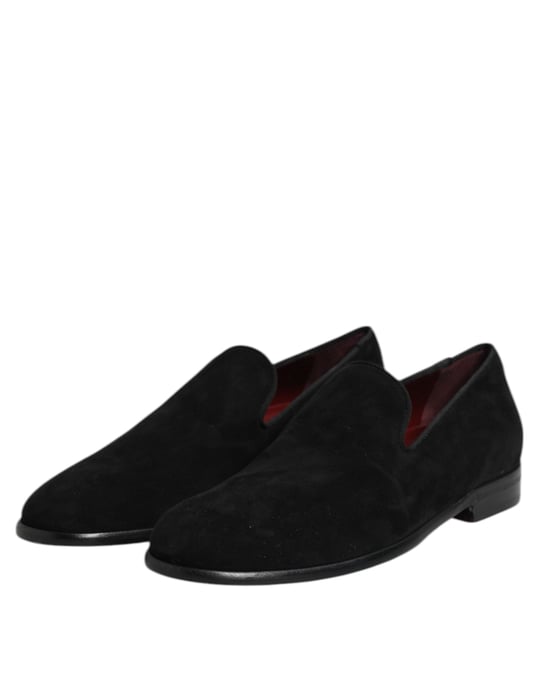 Mocasines formales de ante negro Dolce & Gabbana - Image 4