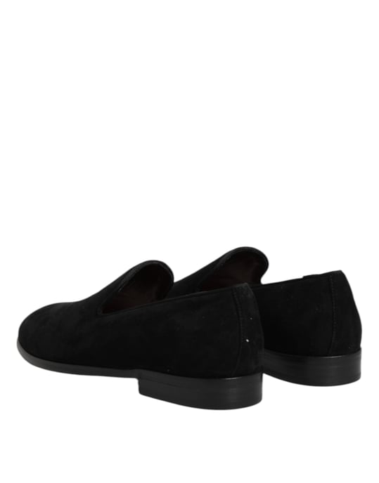 Mocasines formales de ante negro Dolce & Gabbana - Image 5