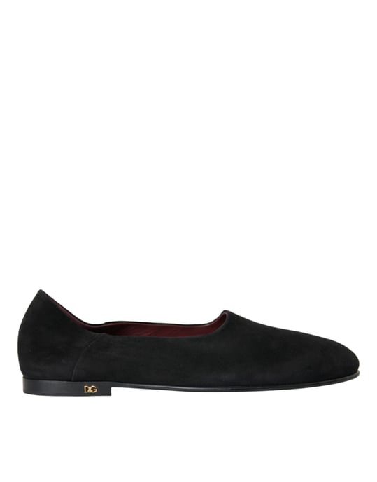 Mocasines Formales de Ante Negro Dolce & Gabbana - Image 1