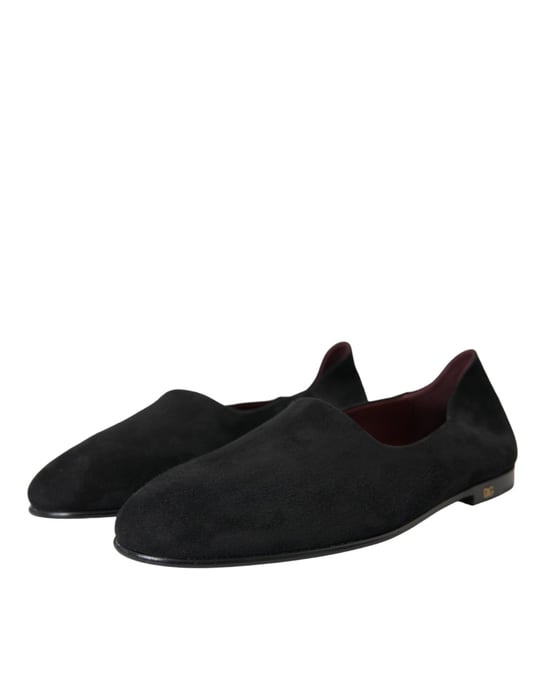 Mocasines Formales de Ante Negro Dolce & Gabbana - Image 3