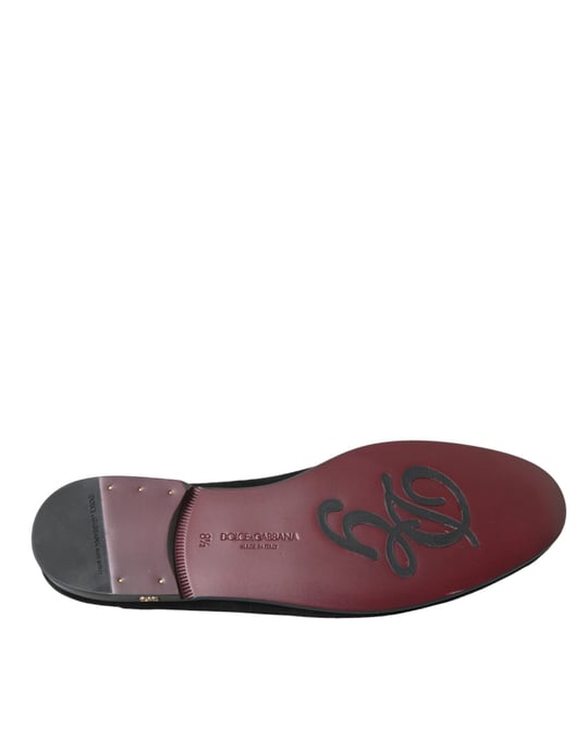 Mocasines Formales de Ante Negro Dolce & Gabbana - Image 6